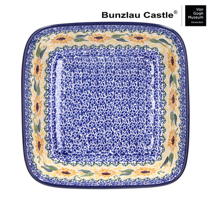 Ovenschaal Vierkant 1550 ml - Van Gogh Museum - Sunflowers