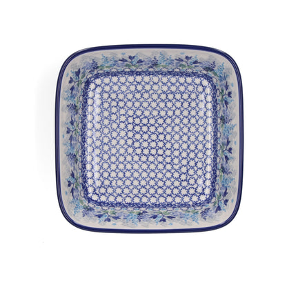 Ovenschaal Vierkant 1550 ml - Blue Garden