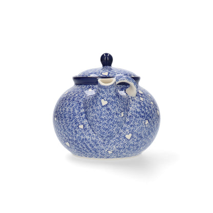 Theepot 2000 ml - White Hearts