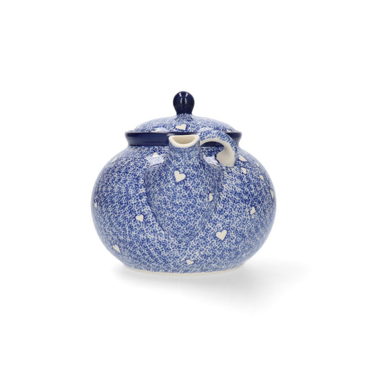 Theepot 2000 ml - White Hearts