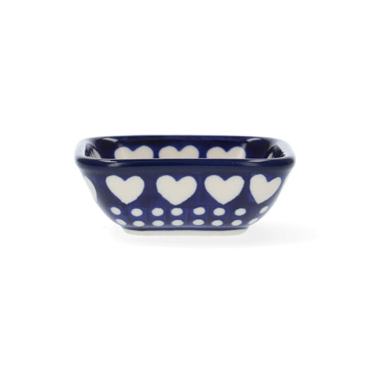Vierkante kom 70 ml - Blue Valentine