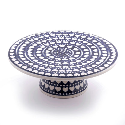 Taartstandaard Ø: 28,5 cm - Blue Valentine