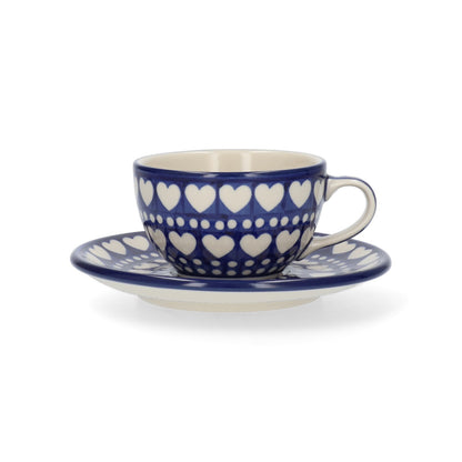 Kop en Schotel 170 ml - Blue Valentine