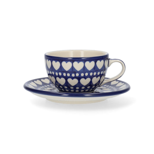 Kop en Schotel 170 ml - Blue Valentine