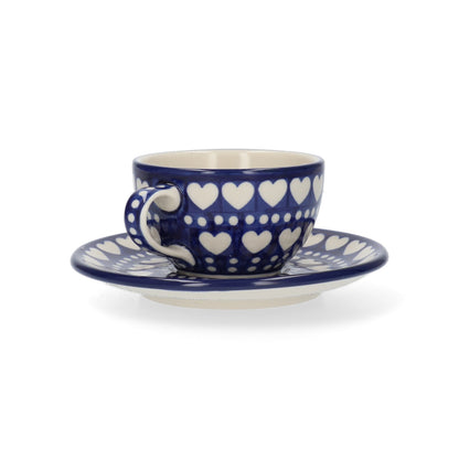 Cup and Saucer 170 ml - Blue Valentine