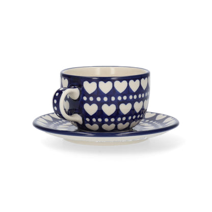 Kop en Schotel 230 ml - Blue Valentine