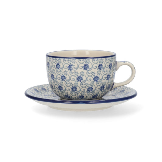 Kop en Schotel 230 ml - Flower Fountain