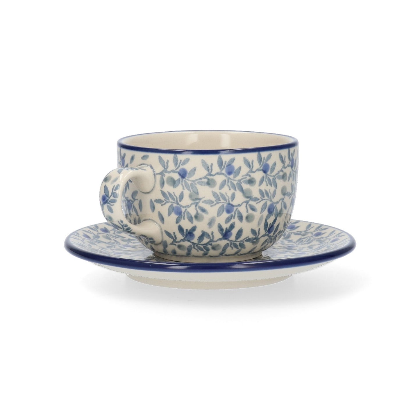 Kop en Schotel 230 ml - Blue Olive