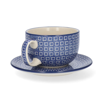 Kop en Schotel 400 ml - Blue Diamond