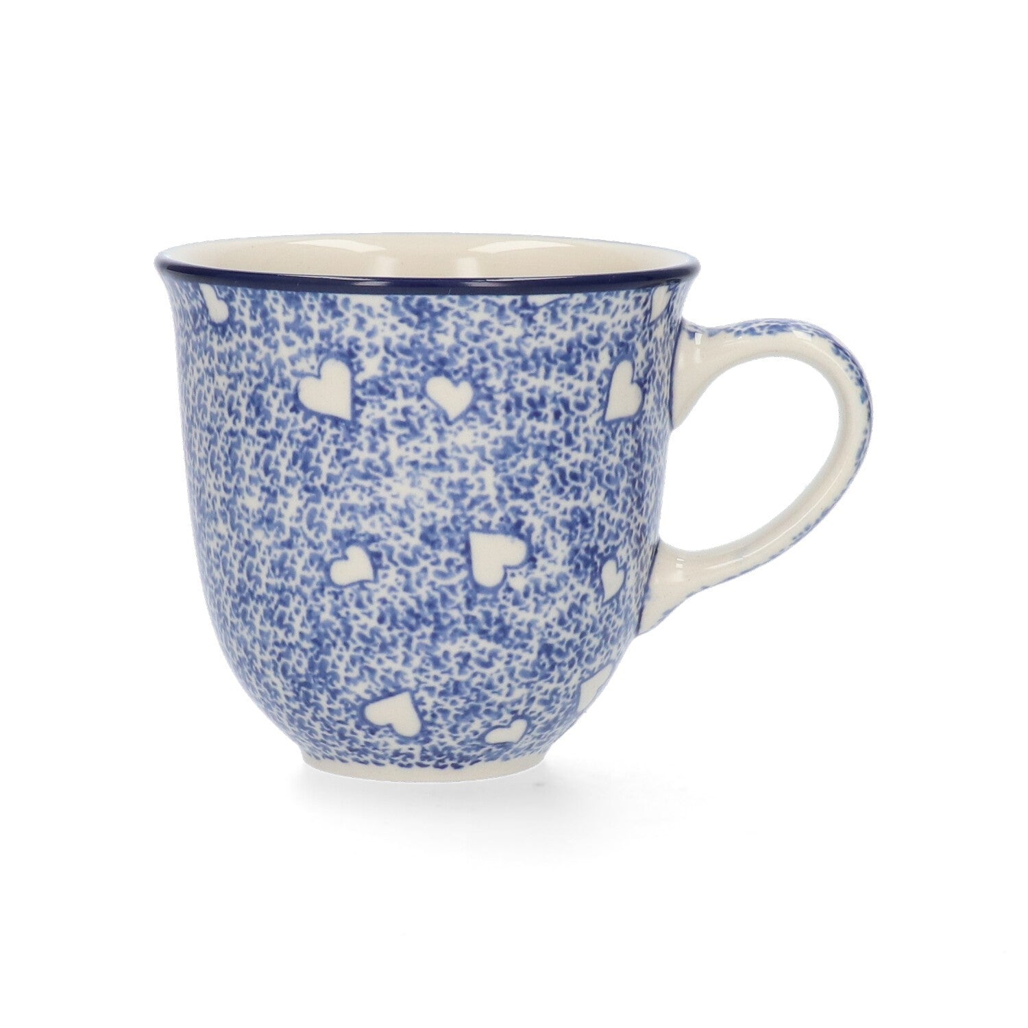 Tulp mok 330 ml - White Hearts