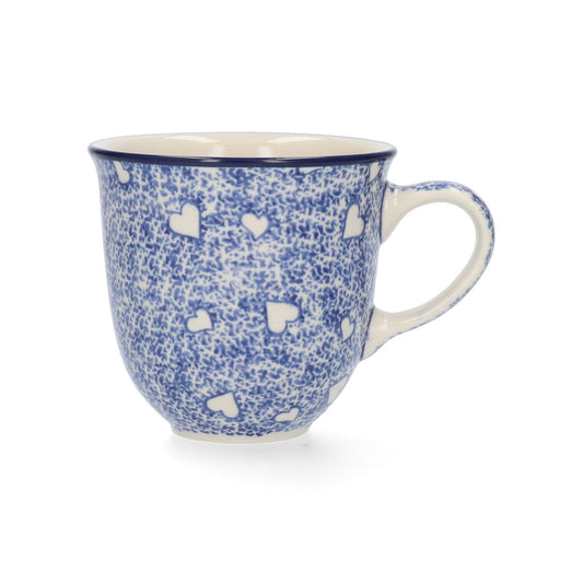 Tulp mok 330 ml - White Hearts