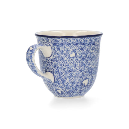 Tulp mok 330 ml - White Hearts