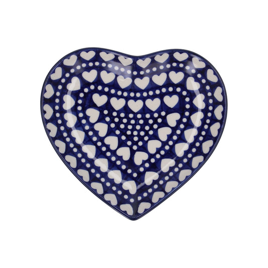 Plate Heart Medium - Blue Valentine