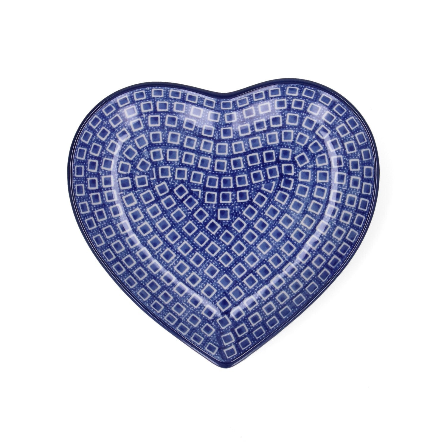 Bord Hart Medium - Blue Diamond