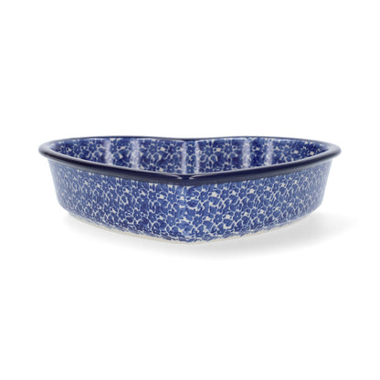 Herzförmige Auflaufform 720 ml Indigo