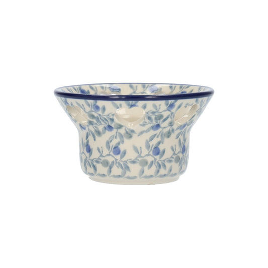 Theelichthouder Hartvormige Gaten - Blue Olive