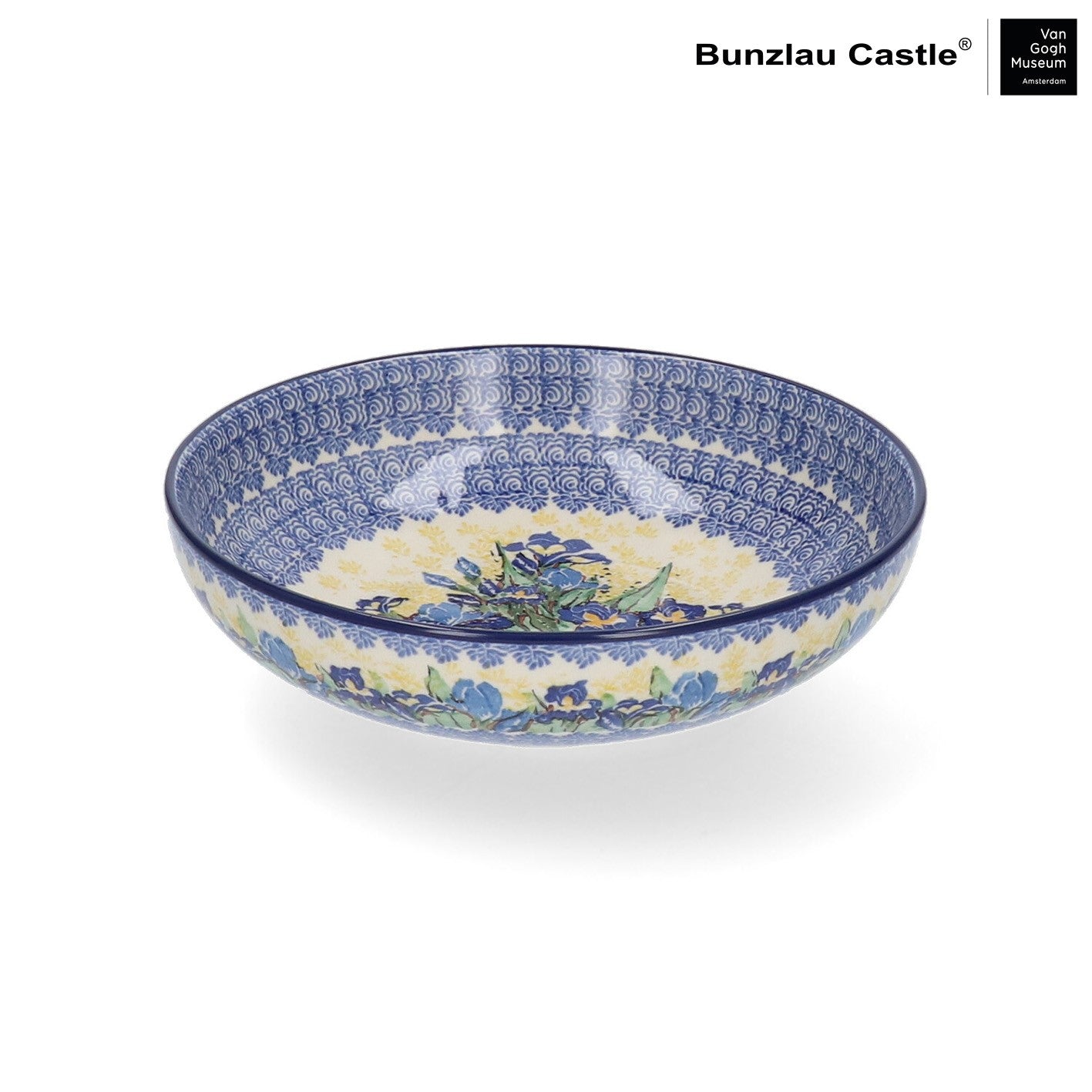 Serveerschaal 1250 ml - VGM Irises UNIKAT