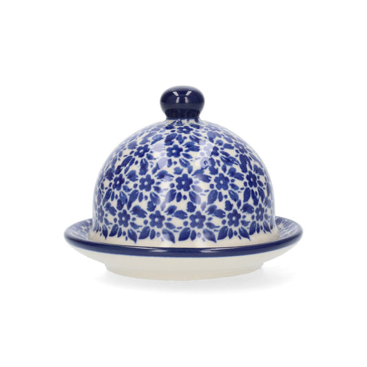 Butter dish around Indigo