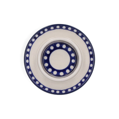 Butterdose rund - Blauer Valentinsgruß