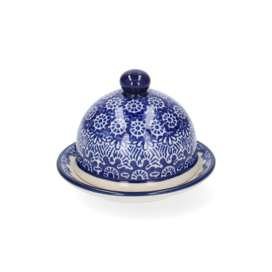 Butter Dish Round Lace