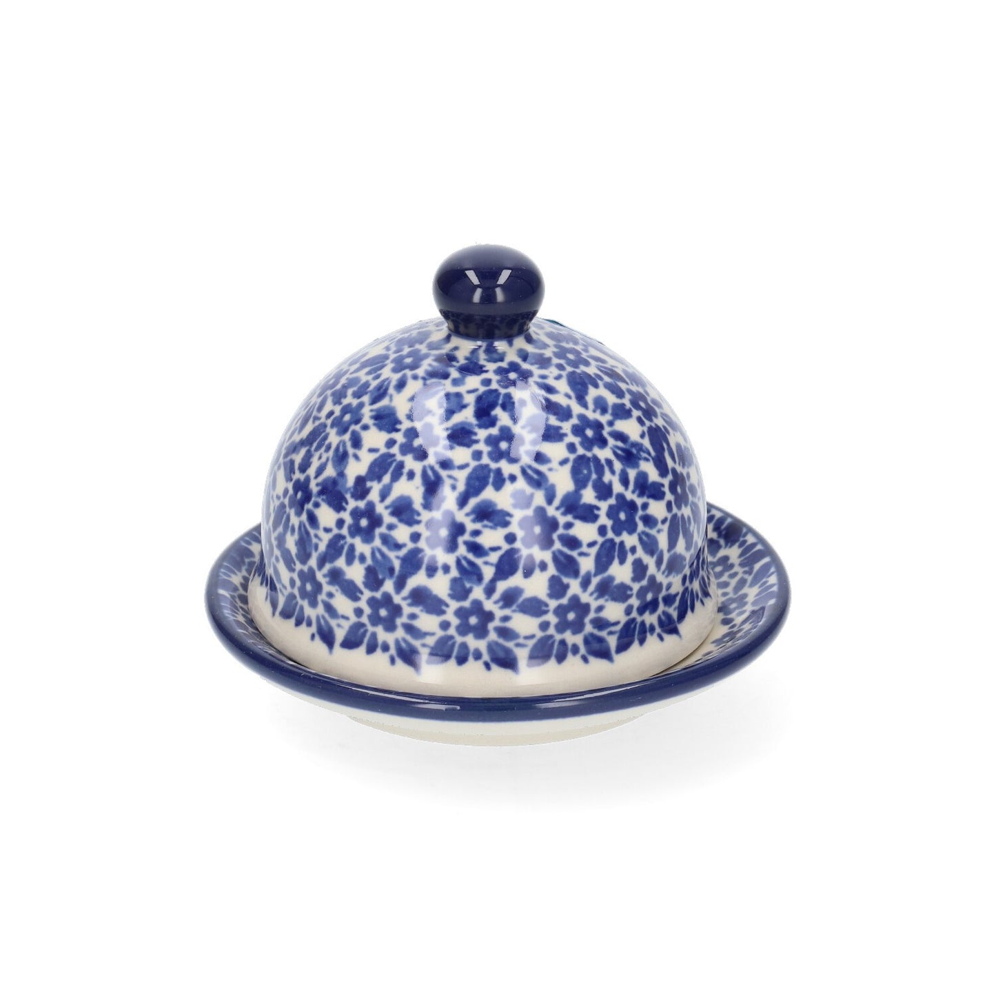 Butter dish around Indigo