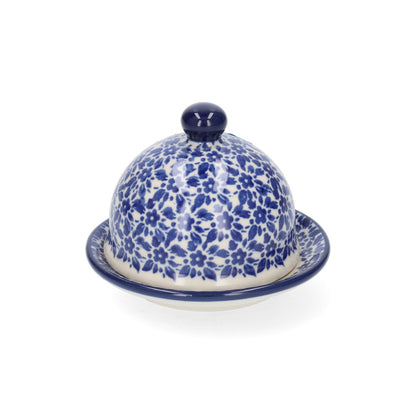 Butter dish around Indigo