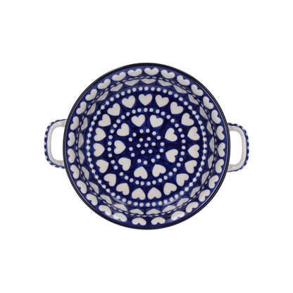 Auflaufform rund 540 ml - Blue Valentine