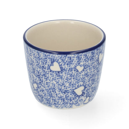 Mok Tumbler 220 ml - White Hearts