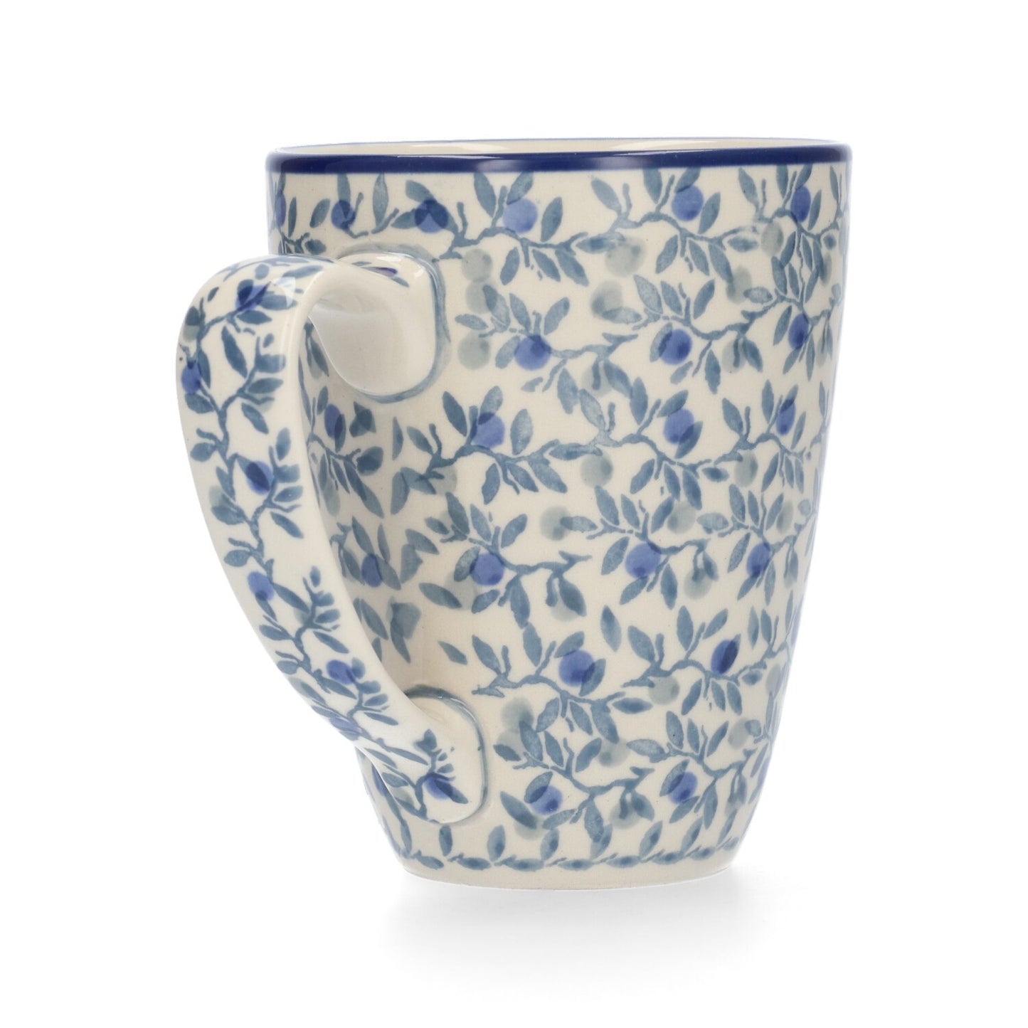 Becher mit Ohr 340 ml - Blaue Olive
