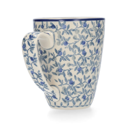 Becher mit Ohr 340 ml - Blaue Olive