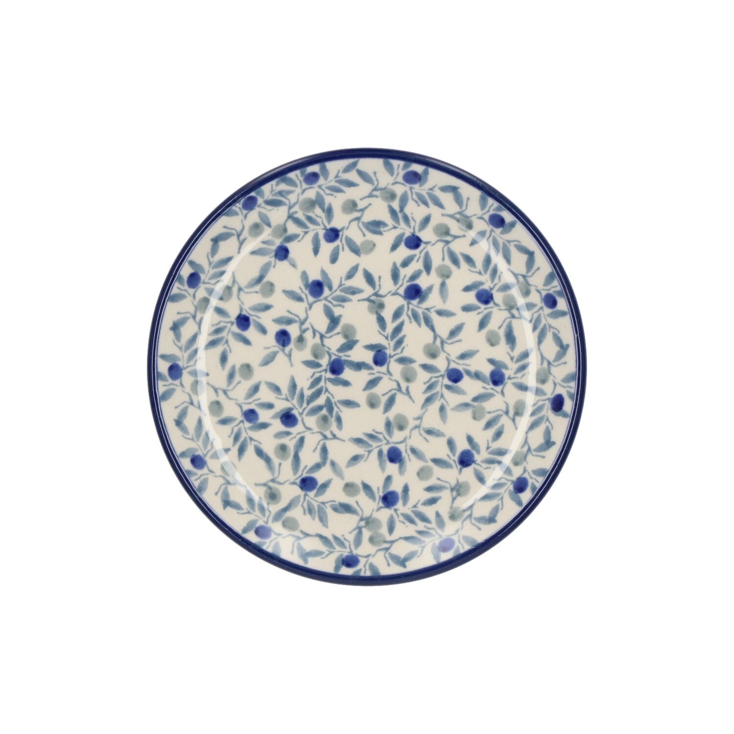 Tortenplatte Ø: 12,3 cm - Blaue Olive