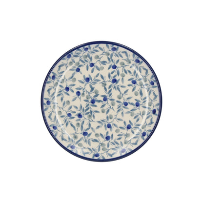 Tortenplatte Ø: 12,3 cm - Blaue Olive