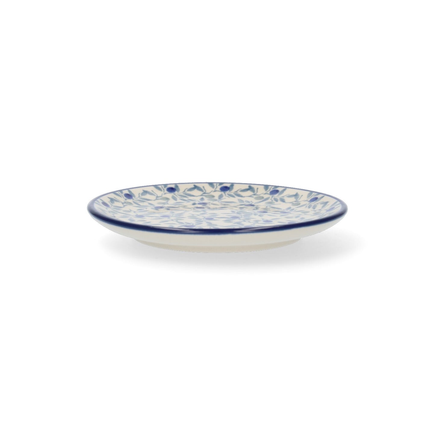 Tortenplatte Ø: 12,3 cm - Blaue Olive