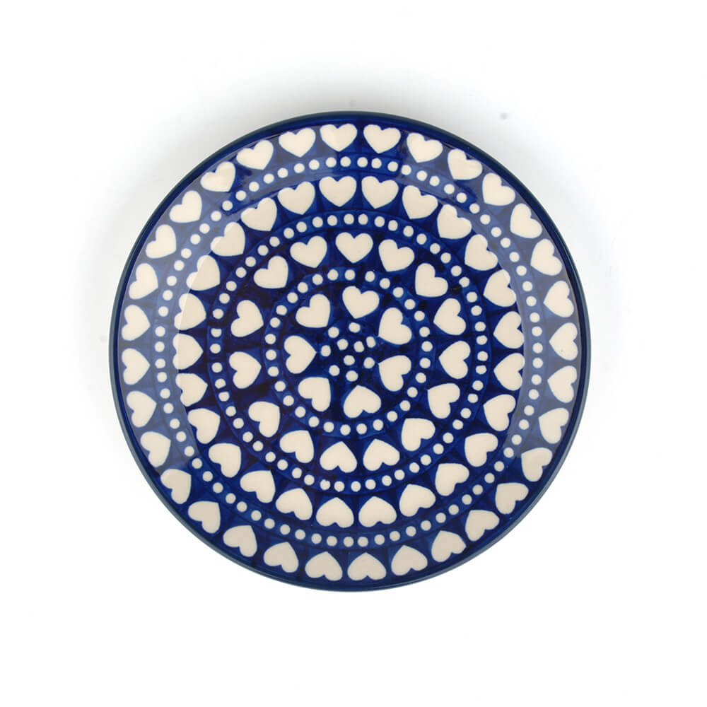 Plate flat Ø: 20 cm - Blue Valentine