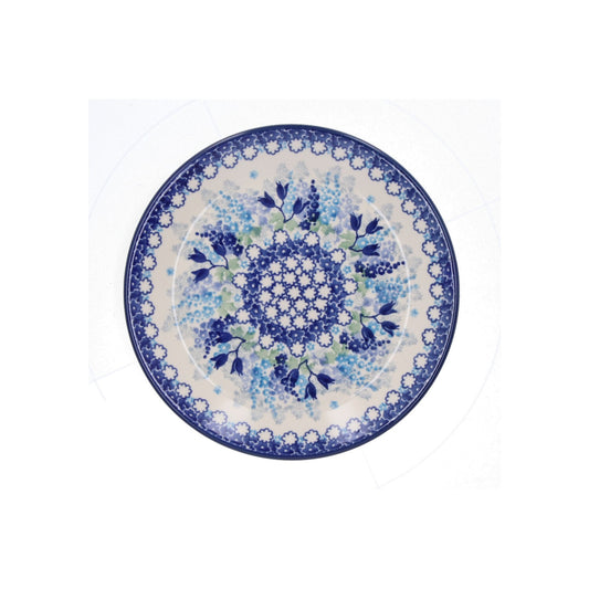 Ontbijtbord Plat - Blue Garden