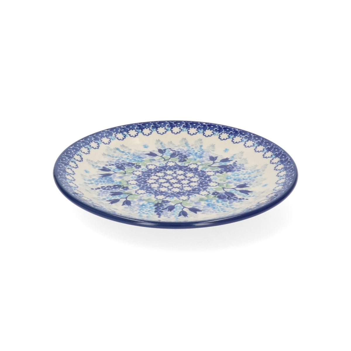 Ontbijtbord Plat - Blue Garden