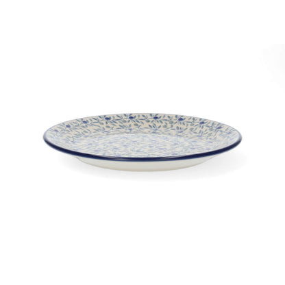 Plate flat Ø: 20 cm - Blue Olive