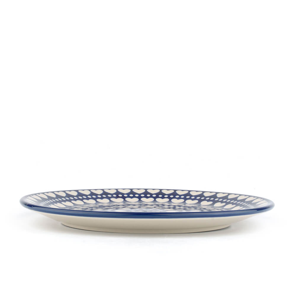 Dinner plate Flat Ø: 25 cm - Blue Valentine