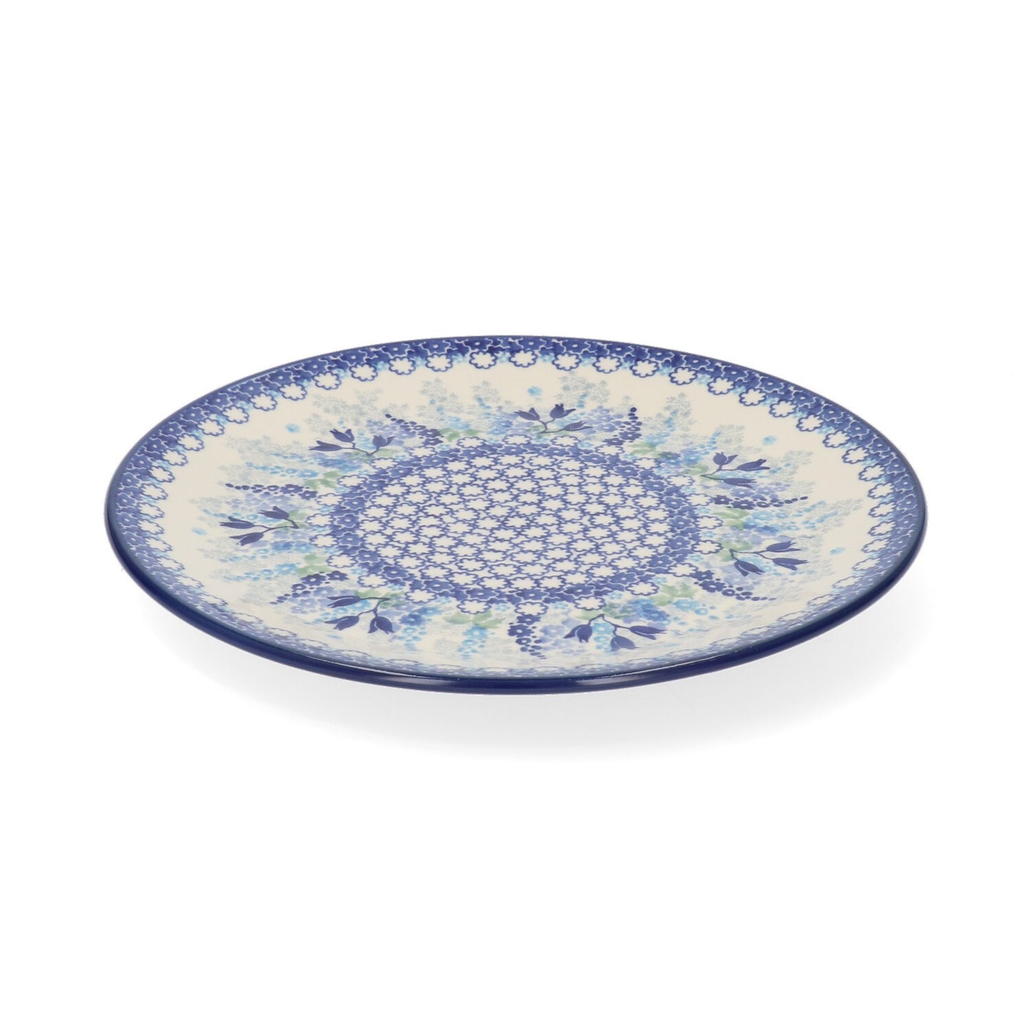 Dinerbord plat Ø 25 cm - Blue Garden