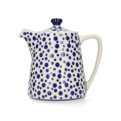 Rechte Theepot 1000 ml - Crazy Dots