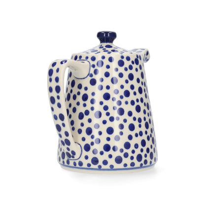 Rechte Theepot 1000 ml - Crazy Dots