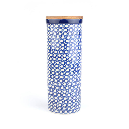 Spaghetti Container with Lid - Pearls