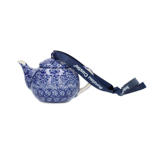 Christmas Pendant Teapot - Lace
