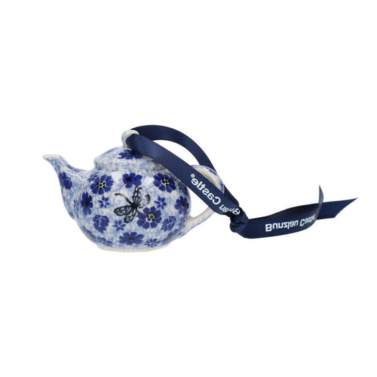 Christmas Pendant Teapot - Dragonfly