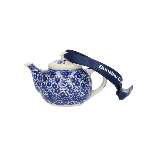 Christmas Pendant Teapot - Midnight Blue