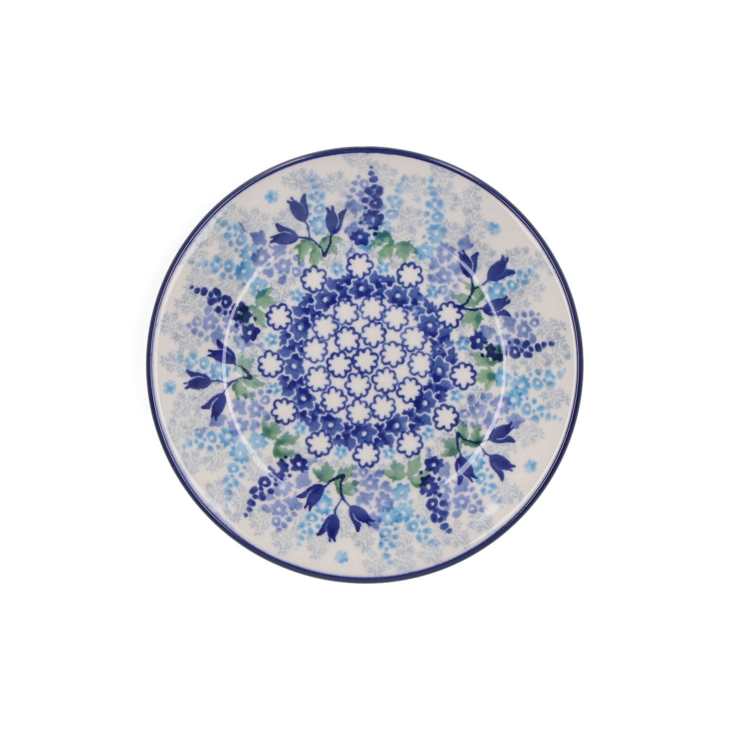 Gebaksbord plat Ø: 15,5 cm - Blue Garden