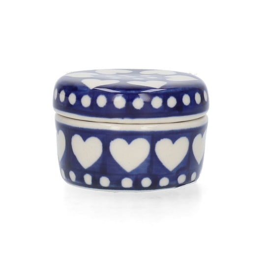 Ringendoosje Rond - Blue Valentine