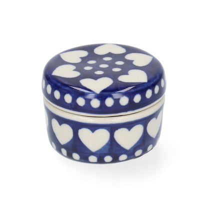 Ringendoosje Rond - Blue Valentine