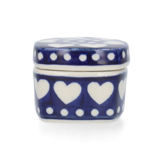 Ringendoosje Vierkant - Blue Valentine