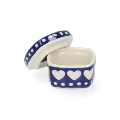 Ringendoosje Vierkant - Blue Valentine